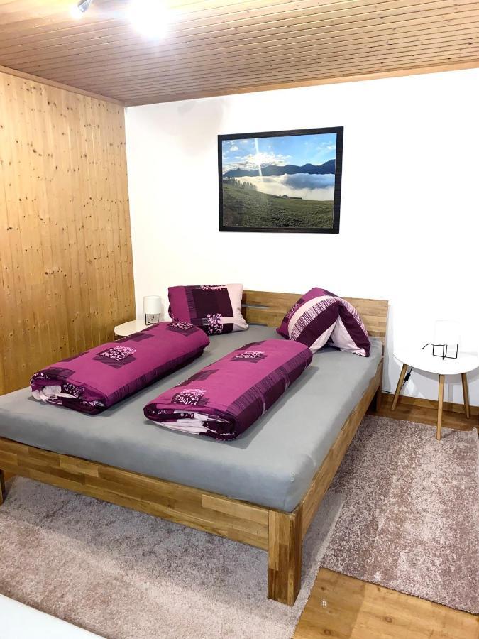 Guenstig Und Einfaches Studio Auf Dem Bauernhof Zuoz Buitenkant foto