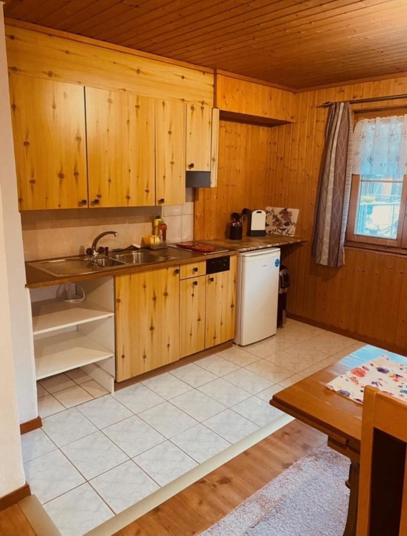 Guenstig Und Einfaches Studio Auf Dem Bauernhof Zuoz Buitenkant foto
